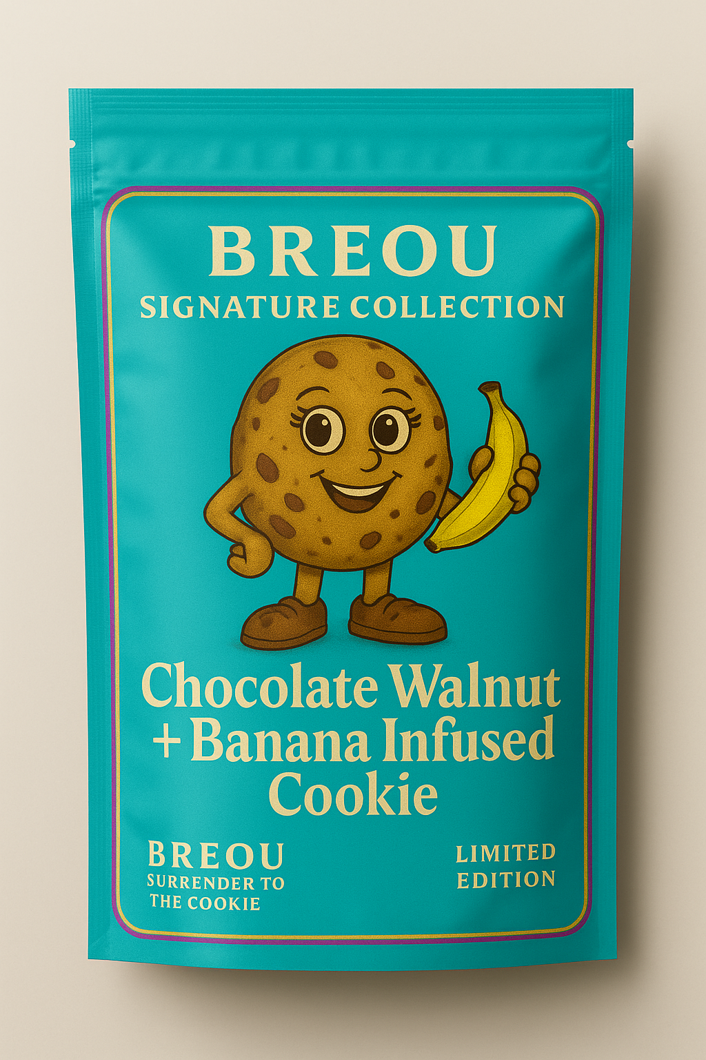 Chocolate Walnut + Banana Infused Cookie