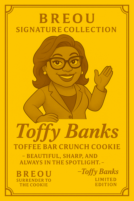 TOFFEE BAR GIANT CRUNCH COOKIES - Half Dozen