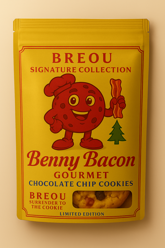 GOURMET “BENNY BACON” CHOCOLATE CHIP COOKIES - Half Dozen